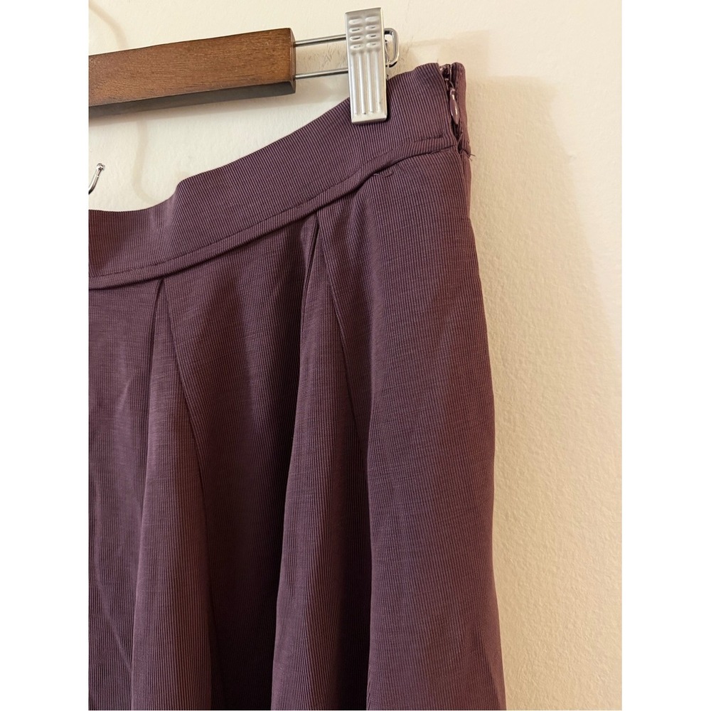 OGL Sandwashed Lyocell Blend Volume Skirt with Pockets NWT Large Purple Grey - Picture 10 of 14